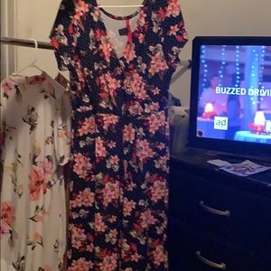 A one piece flowery fit